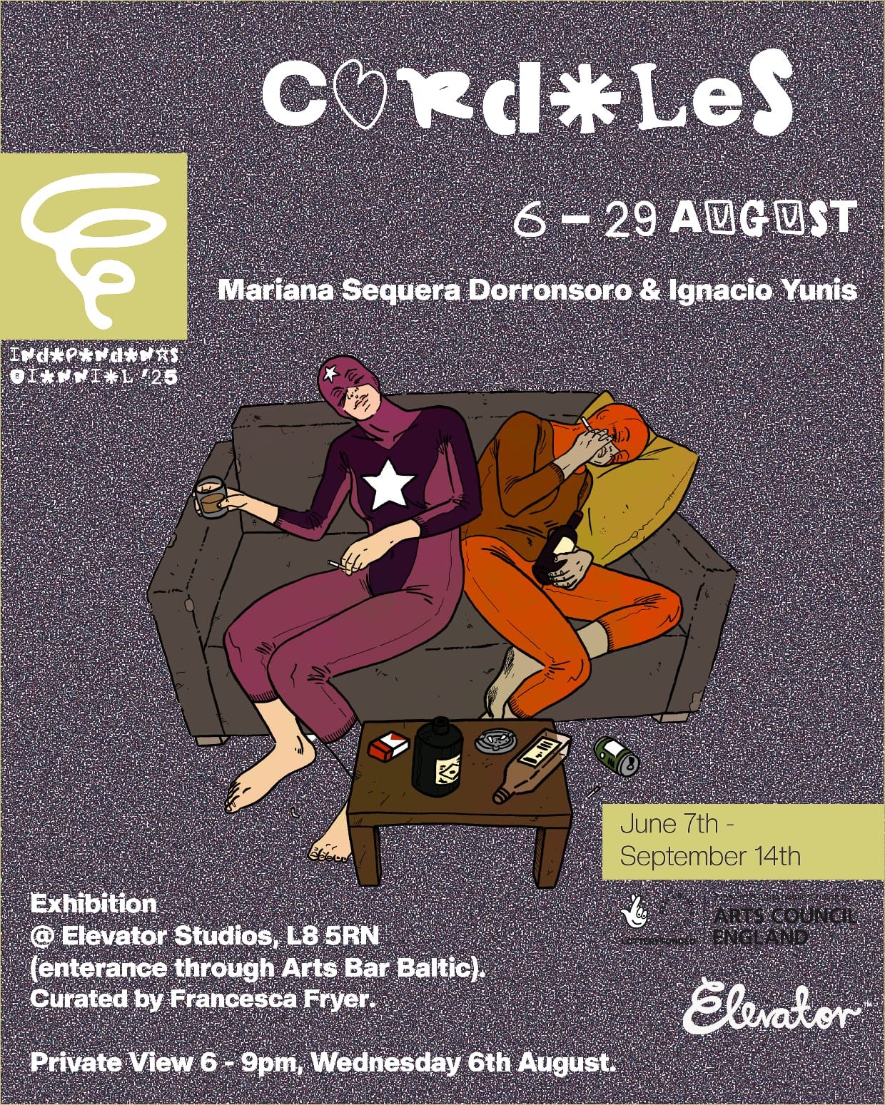 Cordales: Nacho Yunis, Mariana Sequera, Francesca Fryer