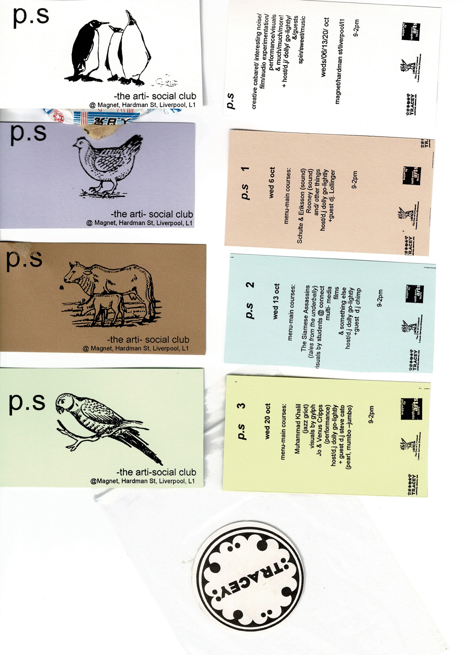 p.s. the arti-social club: Various Artists